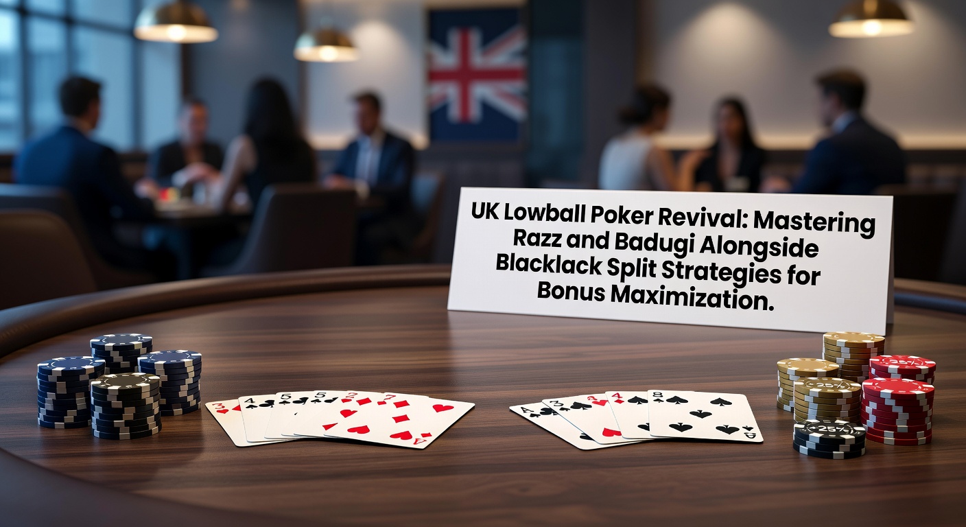 Players at a UK online poker table dealing Razz hands during a lowball tournament revival event