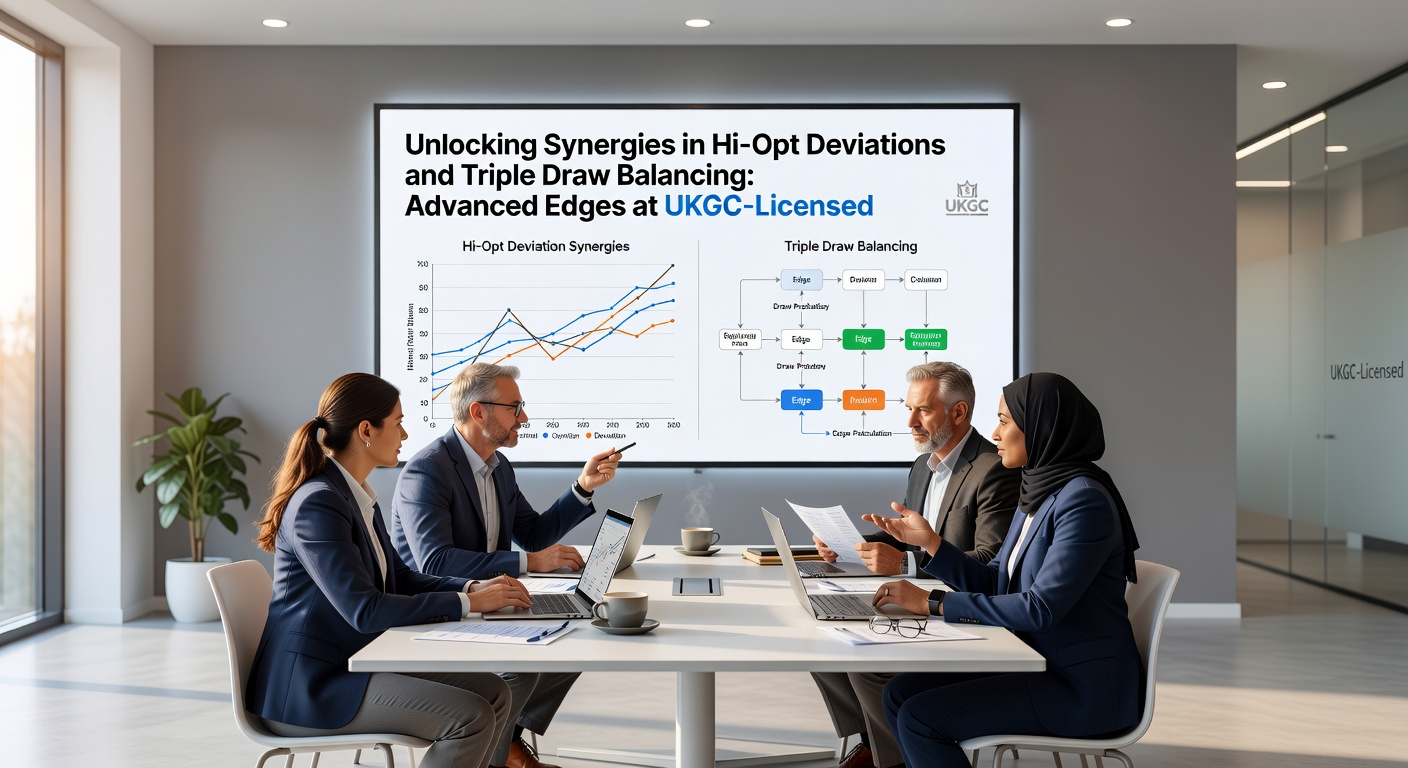 Close-up of Hi-Opt true count chart overlaid on Triple Draw strategy wheel, set against a UK online casino interface from March 2026